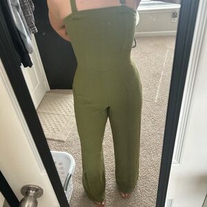 Olive Green Women's Jumpsuit